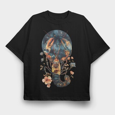 Dreamy Lobster Night, Tricou Oversize Barbati (Unisex)