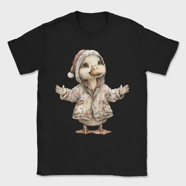 Duck Christmas Santa, Tricou Barbati (Unisex)