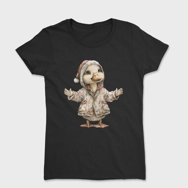 Duck Christmas Santa, Tricou Femei