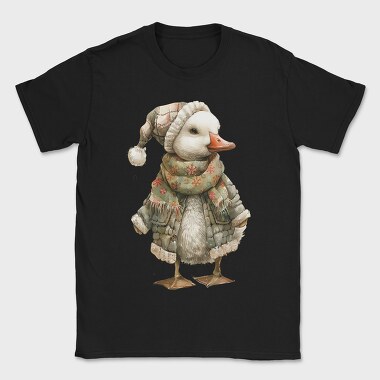 Duck Christmas Snowman, Tricou Barbati (Unisex)