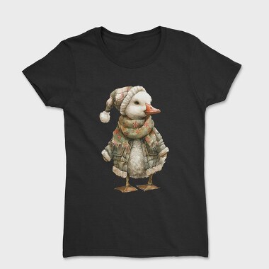 Duck Christmas Snowman, Tricou Femei