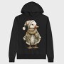 Duck Christmas Snowman, Hanorac Oversize Barbati (Unisex)