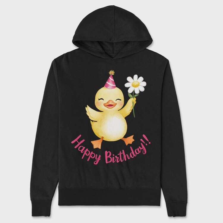 Duck Party Hat, Hanorac Oversize Barbati (Unisex)
