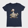 Duck Patchwork Clipart, Tricou Femei
