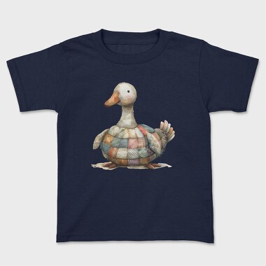 Duck Patchwork Clipart, Tricou Copii
