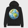 Earth Planet World, Hanorac Oversize Barbati (Unisex)
