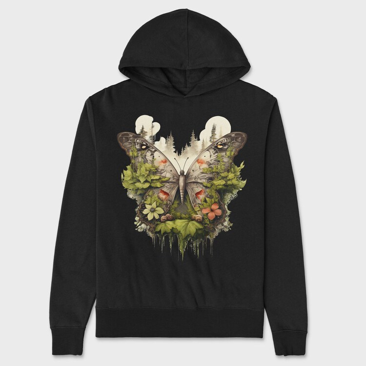 Eco Wings Nature, Hanorac Oversize Barbati (Unisex)