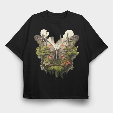 Eco Wings Nature, Tricou Oversize Barbati (Unisex)