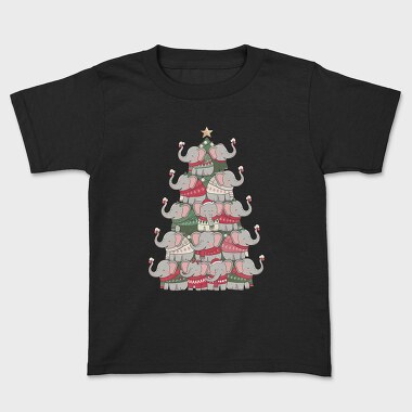 Elephant Christmas Tree, Tricou Copii