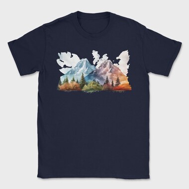 Elevated Peaks Repose, Tricou Barbati (Unisex)