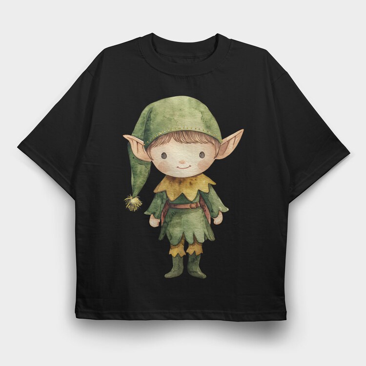 Elf Adventurer Hat, Tricou Oversize Barbati (Unisex)