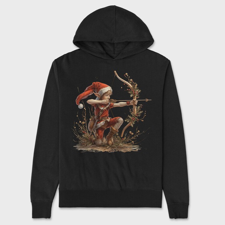Elf Archer Holly, Hanorac Oversize Barbati (Unisex)