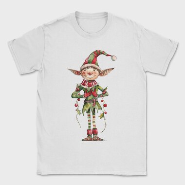 Elf Christmas Costume, Tricou Barbati (Unisex)