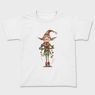 Elf Christmas Costume, Tricou Copii
