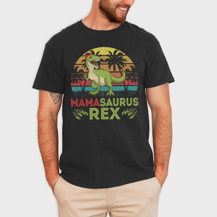 Mamasaurus Rex, Tricou Barbati (Unisex)