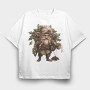 Elf Christmas Holly, Tricou Oversize Barbati (Unisex)