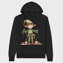 Elf Christmas Ornament, Hanorac Oversize Barbati (Unisex)