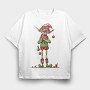 Elf Christmas Ornaments, Tricou Oversize Barbati (Unisex)