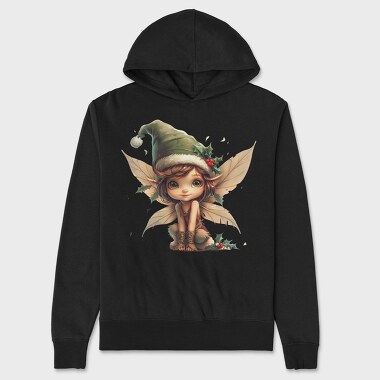 Elf Fairy Christmas, Hanorac Oversize Barbati (Unisex)