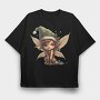 Elf Fairy Christmas, Tricou Oversize Barbati (Unisex)