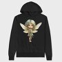 Elf Fairy Girl, Hanorac Oversize Barbati (Unisex)
