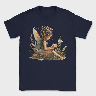 Elf Fairy Reading, Tricou Barbati (Unisex)