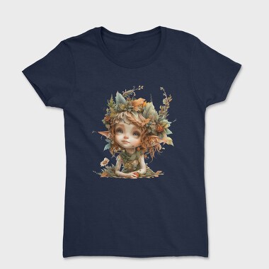Elf Girl Flower Crown, Tricou Femei