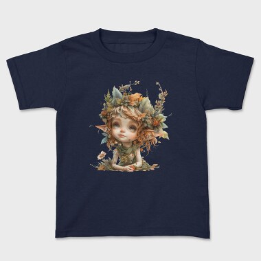 Elf Girl Flower Crown, Tricou Copii