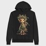 Elf Girl Holly, Hanorac Oversize Barbati (Unisex)