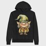 Elf Hat Gnome, Hanorac Oversize Barbati (Unisex)