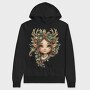 Elf Holiday Crown, Hanorac Oversize Barbati (Unisex)