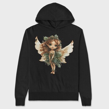 Elf Holly Fairy, Hanorac Oversize Barbati (Unisex)