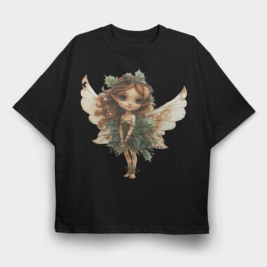 Elf Holly Fairy, Tricou Oversize Barbati (Unisex)