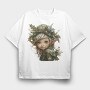 Elf Holly Mistletoe, Tricou Oversize Barbati (Unisex)