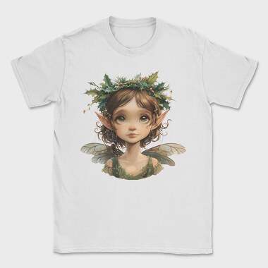 Elf Holly Wreath, Tricou Barbati (Unisex)