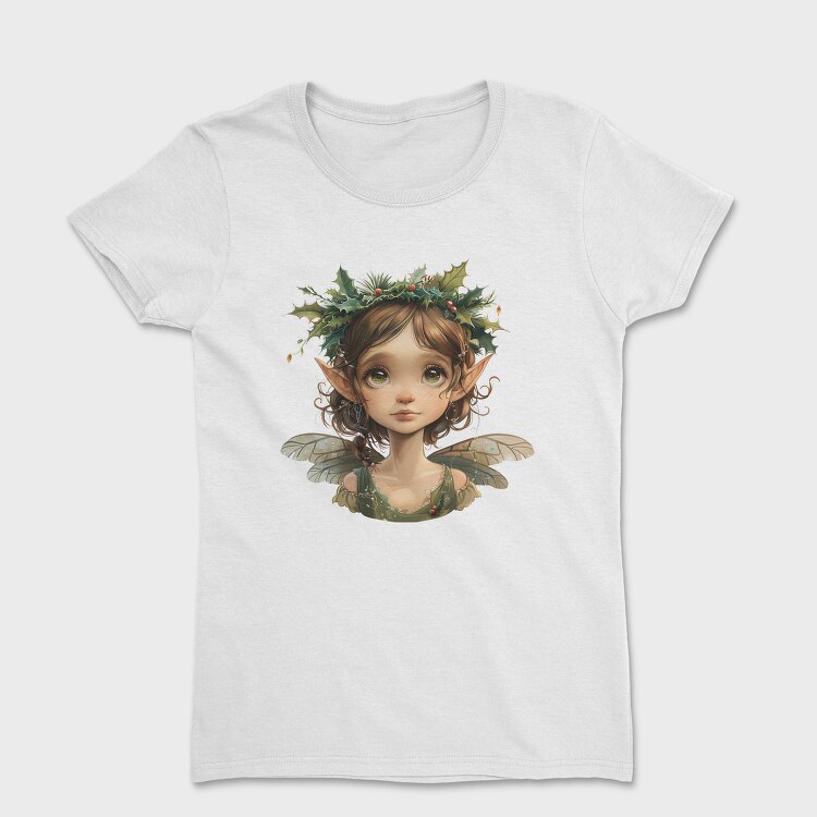 Elf Holly Wreath, Tricou Femei
