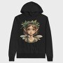 Elf Holly Wreath, Hanorac Oversize Barbati (Unisex)