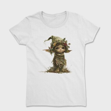 Elf In Holly Hat, Tricou Femei