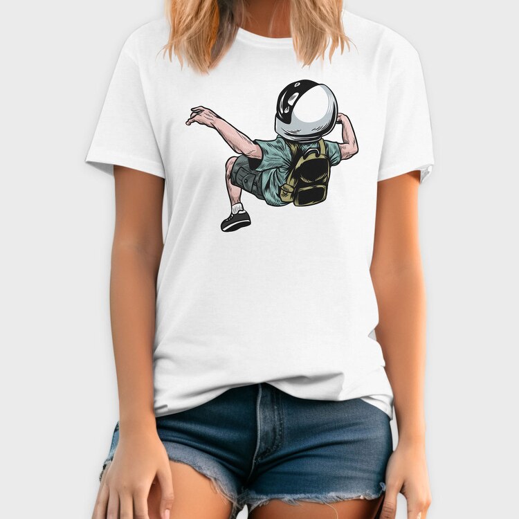 Astronaut Jump, Tricou Barbati (Unisex)