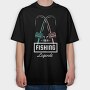 Fishing Duel, Tricou Oversize Barbati (Unisex)