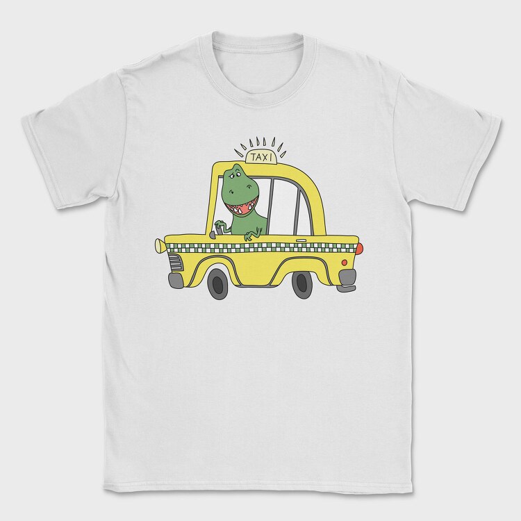 Taxi Dinosaur Ride, Tricou Barbati (Unisex)