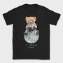 Teddy Moon Space, Tricou Barbati (Unisex)