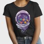 Astronaut Helmet And Planets, Tricou Femei