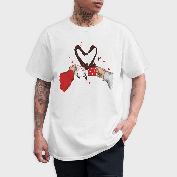 Chocolate Love Splash, Tricou Barbati (Unisex)
