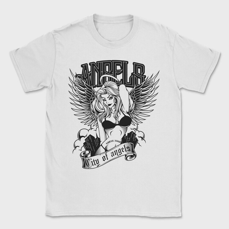 Urban Angel City, Tricou Barbati (Unisex)