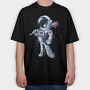 Astronaut Blood, Tricou Oversize Barbati (Unisex)