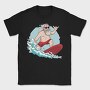 Surfing Santa, Tricou Barbati (Unisex)