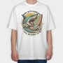 Surf With Courage, Tricou Oversize Barbati (Unisex)