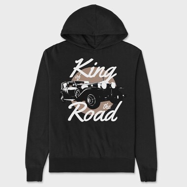 Vintage Car Of The, Hanorac Oversize Barbati (Unisex)