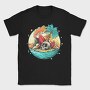 Volcano Skull Rescue, Tricou Barbati (Unisex)
